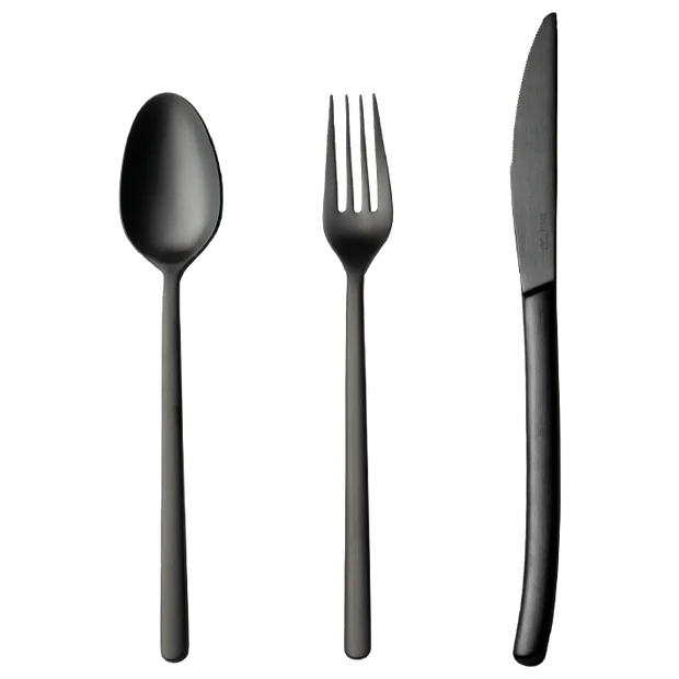 Cubertería Nature Matt Black