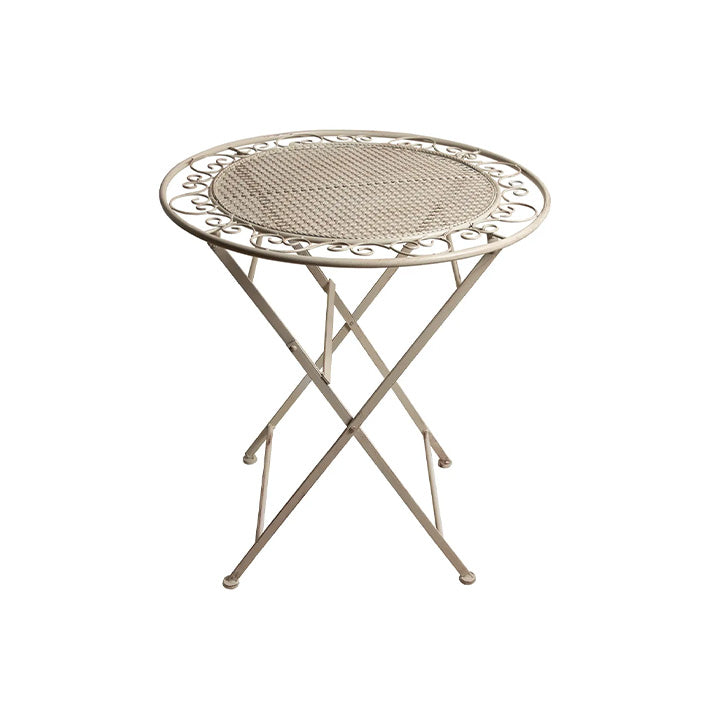 Mesa de Forja Blanco Vintage