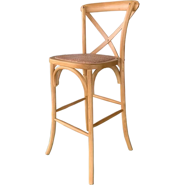 Taburete Crossback Madera