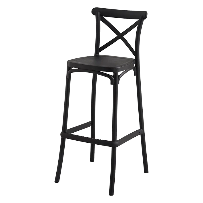 Taburete Crossback Polipropileno