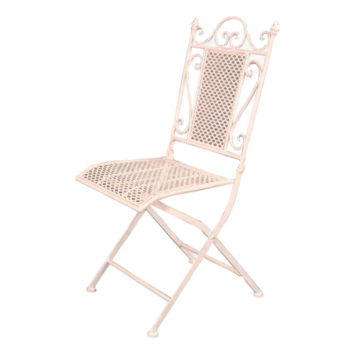 Silla Forja Plegable Cuadrada