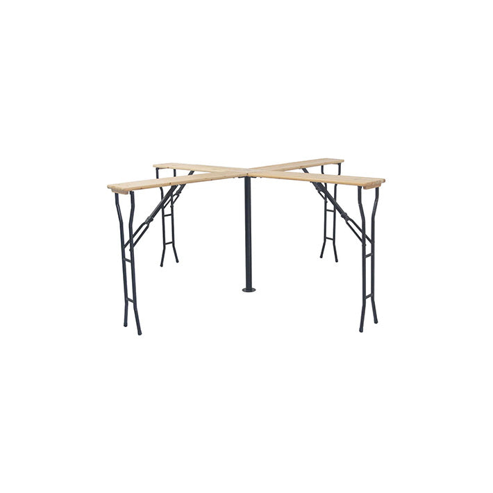 Mesa Plegable Cervecera En Cruz